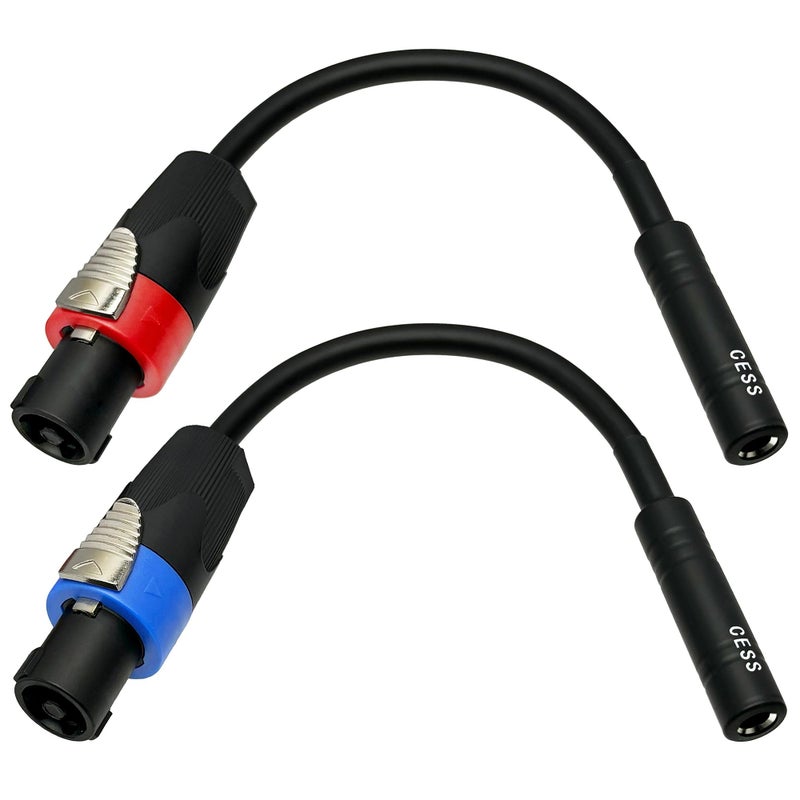 CNCESS CESS-026 Speakon Cables, Male Speakon to 1/4 Adapter Speaker Cable, 2 Pack - Image 4